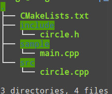 cmake include library